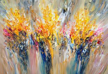 Original Modern Abstract Paintings by Peter Nottrott