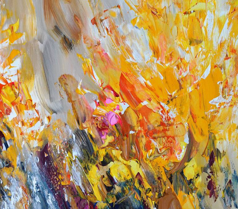 Original Modernism Abstract Painting by Peter Nottrott