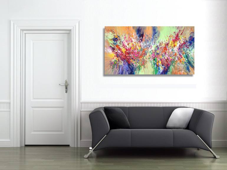 Original Abstract Painting by Peter Nottrott