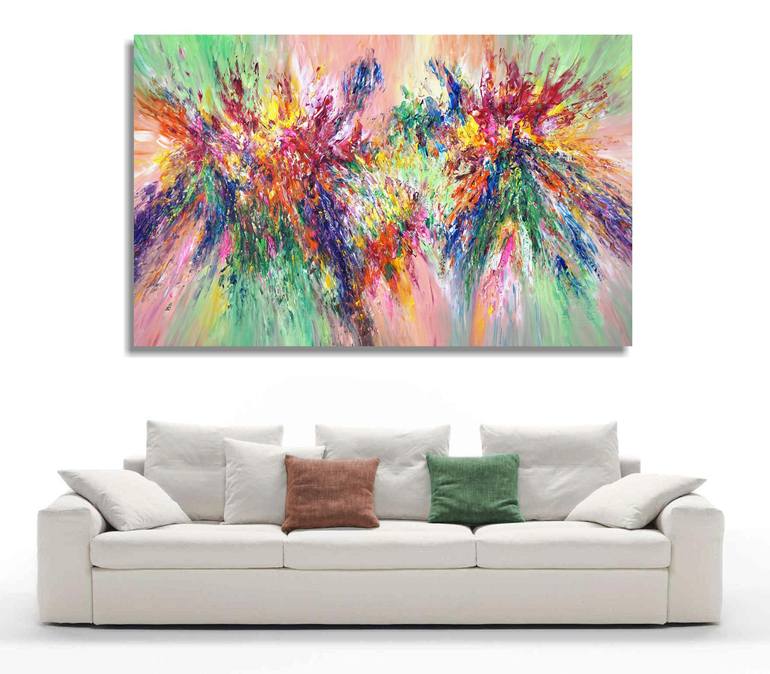 Original Abstract Painting by Peter Nottrott