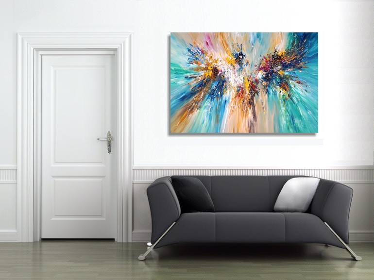 Original Modern Abstract Painting by Peter Nottrott