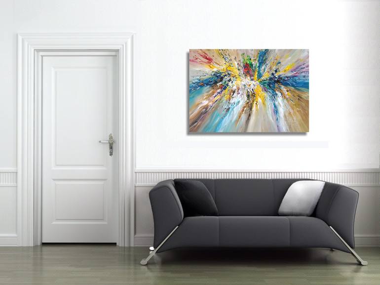 Original Modern Abstract Painting by Peter Nottrott