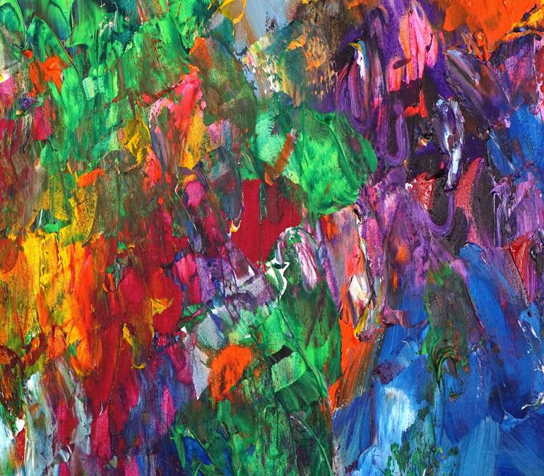 Original Abstract Painting by Peter Nottrott