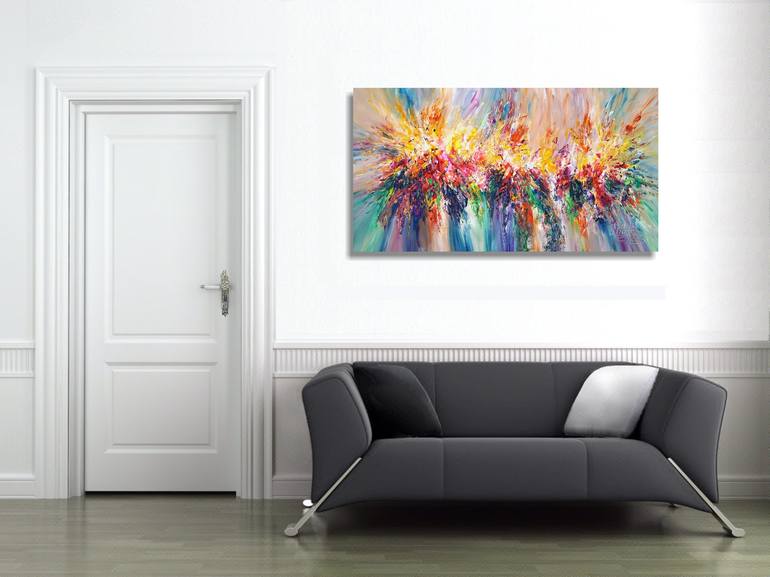 Original Abstract Painting by Peter Nottrott