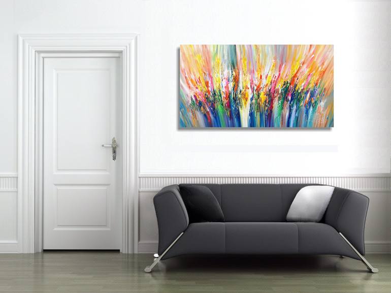 Original Abstract Painting by Peter Nottrott