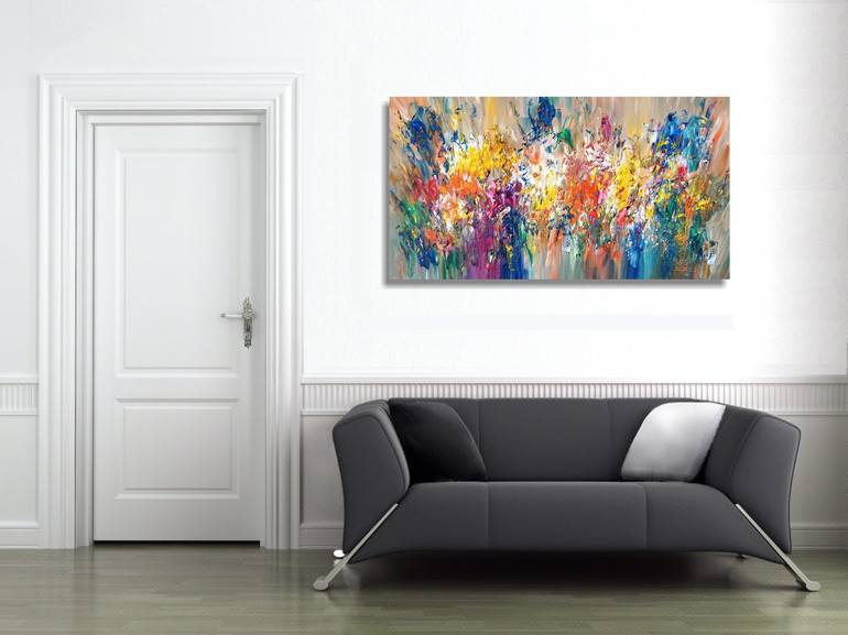 Original Abstract Painting by Peter Nottrott