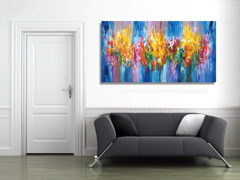 Original Abstract Painting by Peter Nottrott