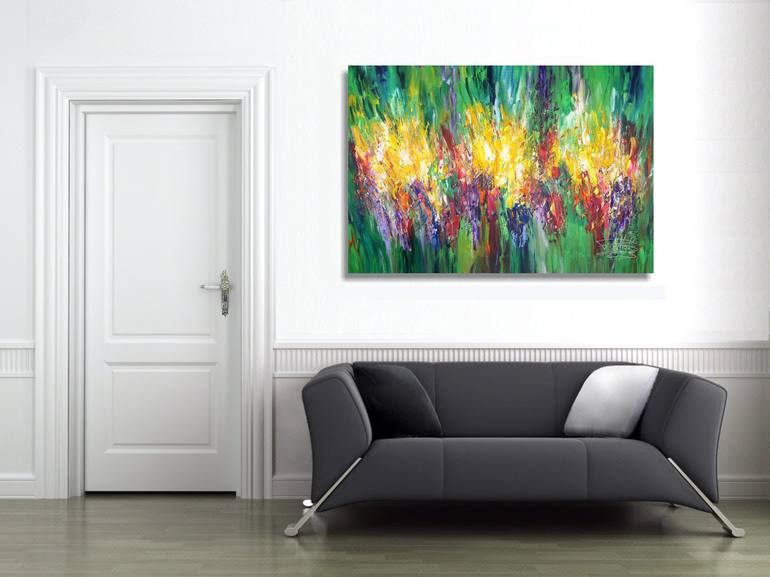 Original Abstract Painting by Peter Nottrott