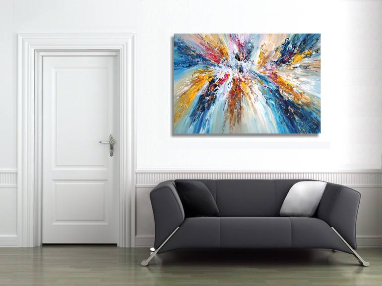 Original Modern Abstract Painting by Peter Nottrott