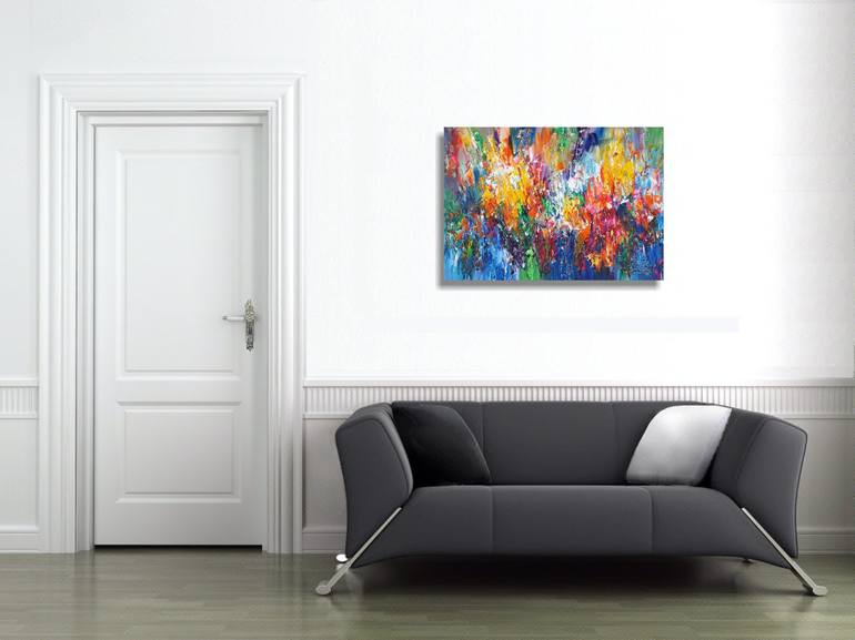 Original Modern Abstract Painting by Peter Nottrott