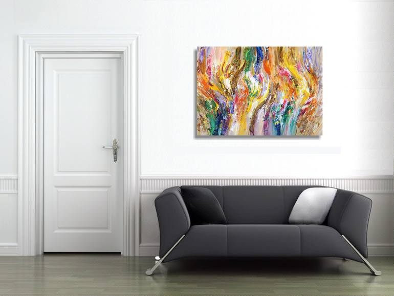 Original Abstract Painting by Peter Nottrott