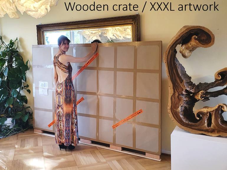 Original Modernism Abstract Painting by Peter Nottrott