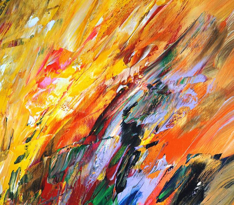 Original Modern Abstract Painting by Peter Nottrott