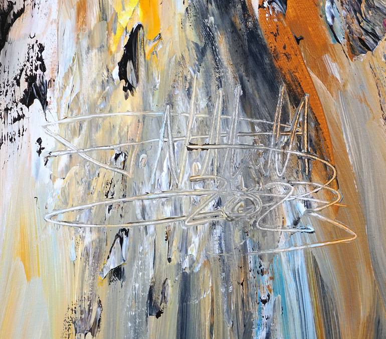 Original Modern Abstract Painting by Peter Nottrott