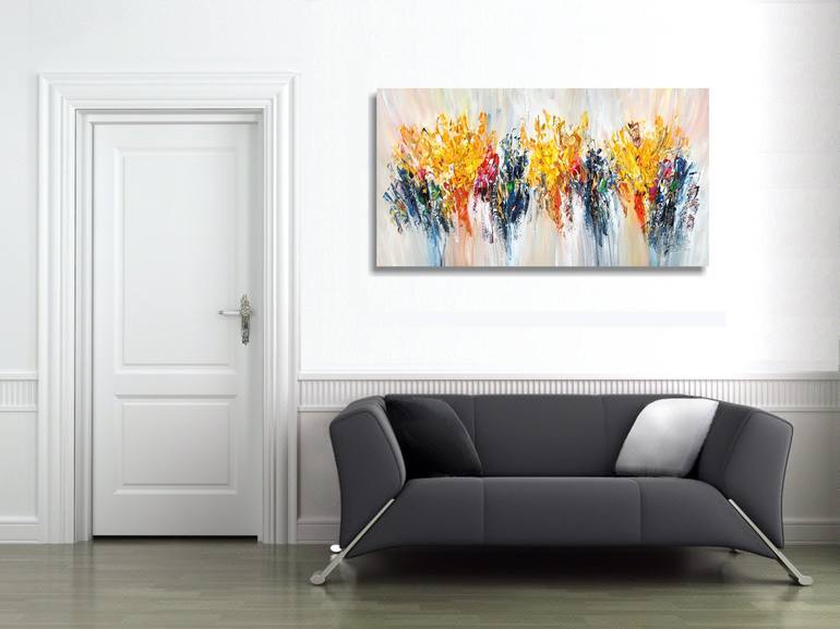 Original Modern Abstract Painting by Peter Nottrott