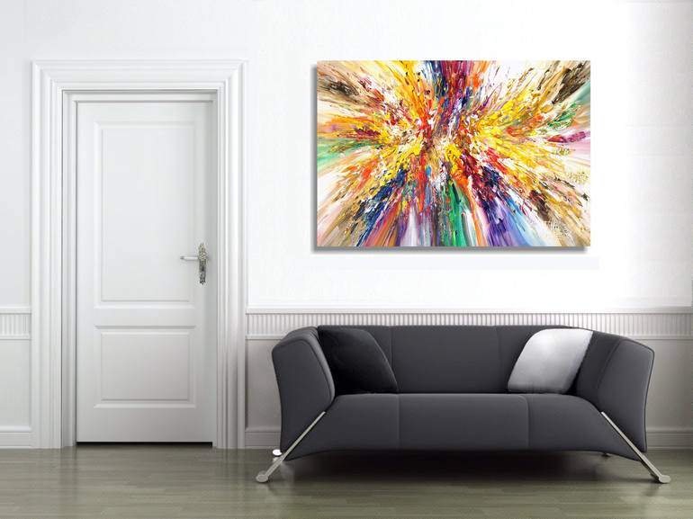 Original Modern Abstract Painting by Peter Nottrott