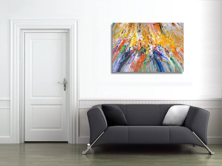 Original Abstract Painting by Peter Nottrott