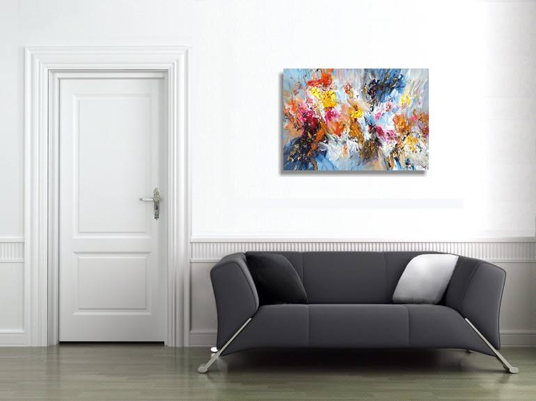 Original Modern Abstract Painting by Peter Nottrott