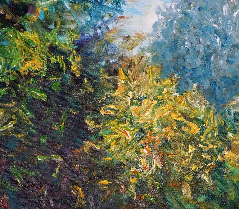 Original Impressionism Landscape Painting by Peter Nottrott