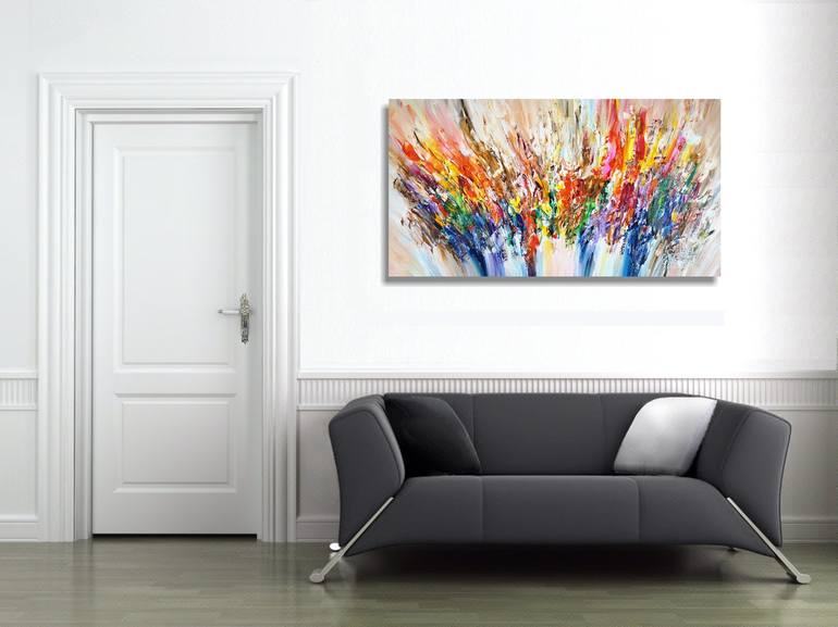 Original Abstract Painting by Peter Nottrott