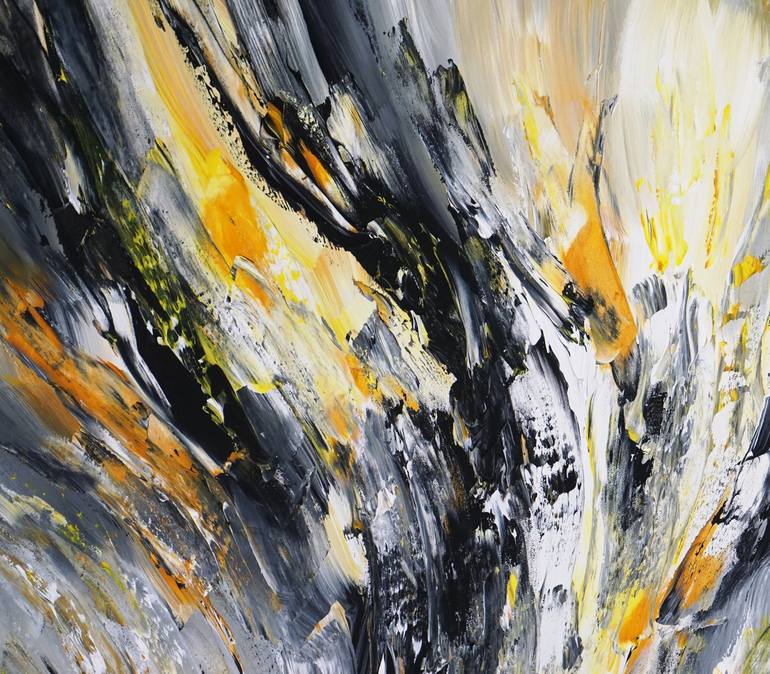 Original Abstract Painting by Peter Nottrott