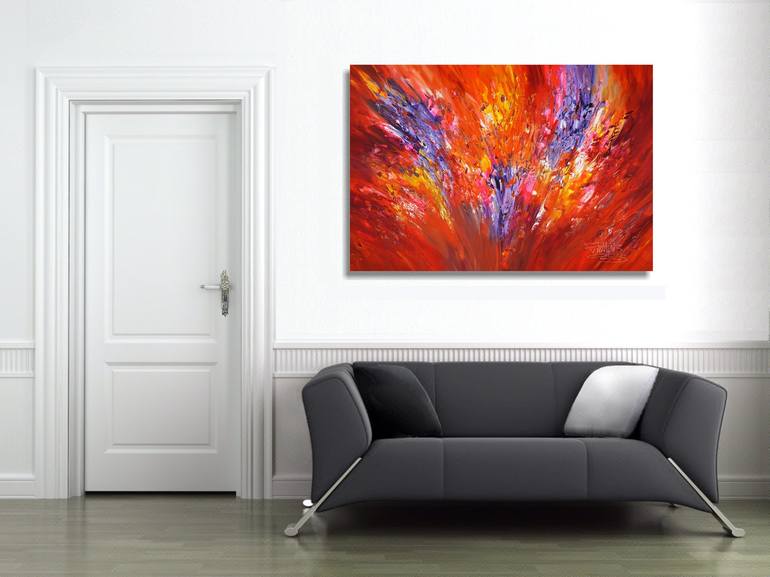 Original Abstract Painting by Peter Nottrott