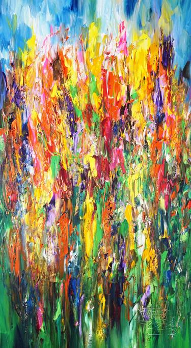 Original Impressionism Abstract Paintings by Peter Nottrott