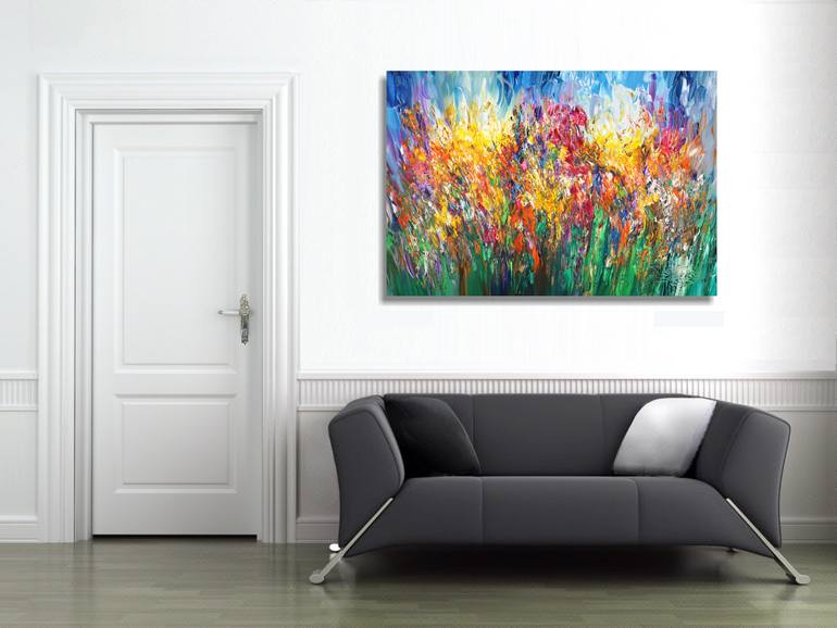 Original Abstract Painting by Peter Nottrott