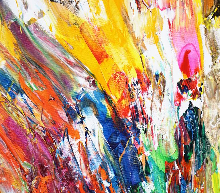 Original Modernism Abstract Painting by Peter Nottrott