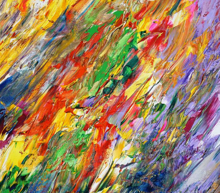 Original Modernism Abstract Painting by Peter Nottrott