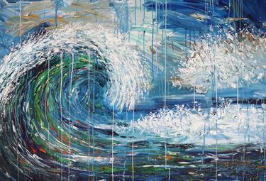 Original Abstract Expressionism Seascape Paintings by Peter Nottrott