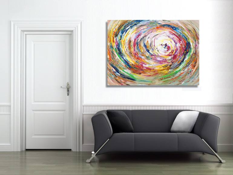 Original Modern Abstract Painting by Peter Nottrott