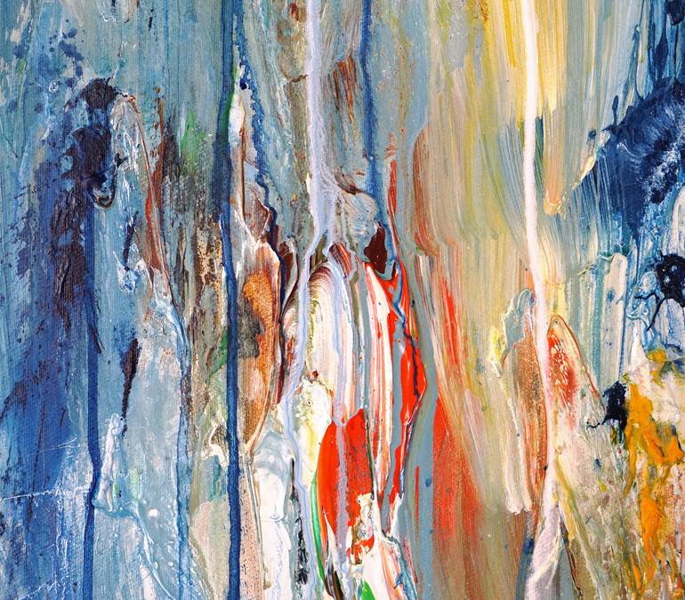 Original Modernism Abstract Painting by Peter Nottrott
