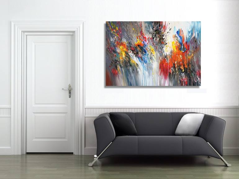 Original Modern Abstract Painting by Peter Nottrott