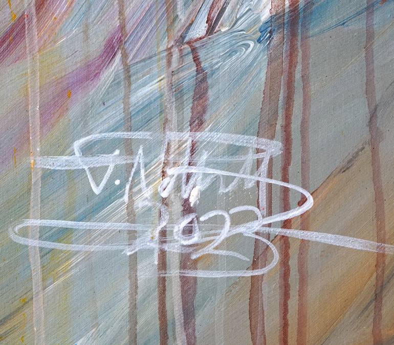 Original Abstract Expressionism Abstract Painting by Peter Nottrott