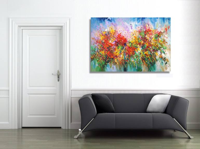 Original Abstract Expressionism Abstract Painting by Peter Nottrott