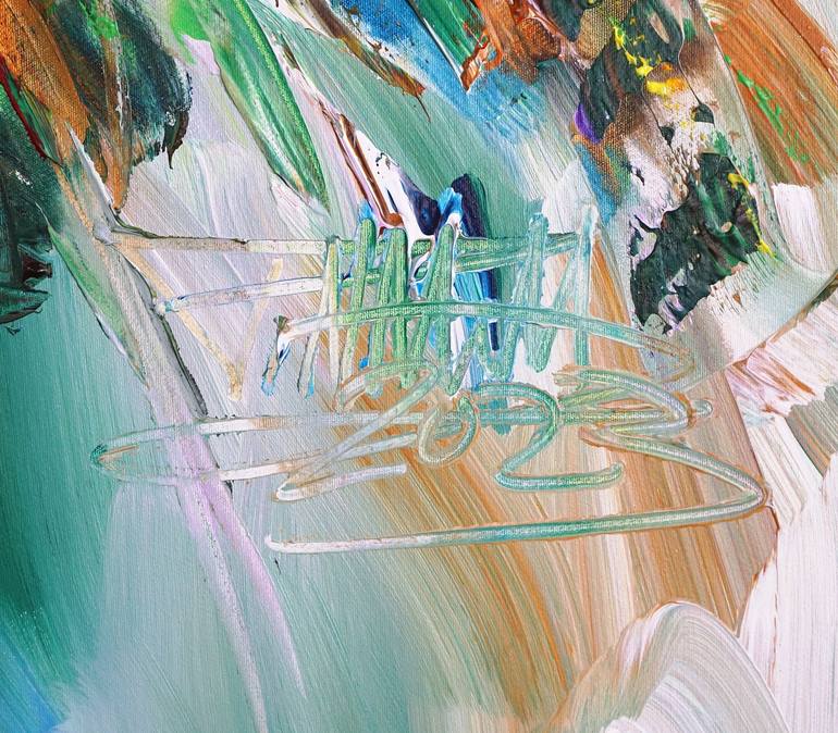 Original Abstract Expressionism Abstract Painting by Peter Nottrott