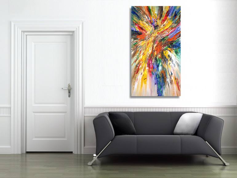 Original Abstract Painting by Peter Nottrott