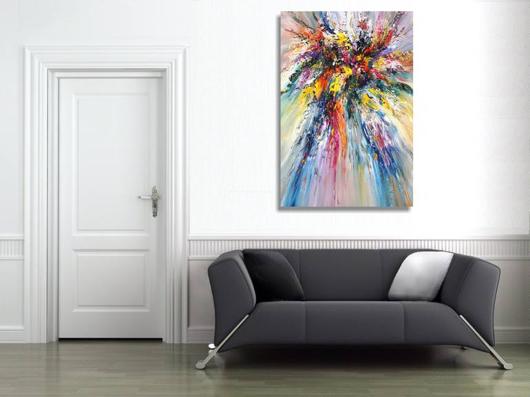 Original Abstract Painting by Peter Nottrott