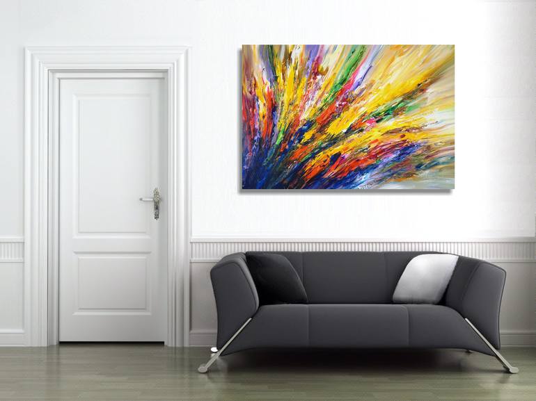 Original Abstract Painting by Peter Nottrott