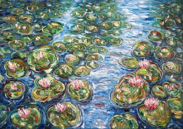 Magical Water Lilies M 1 / Oil thumb