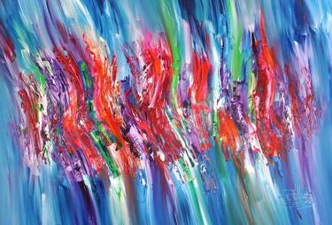 Original Abstract Expressionism Floral Paintings by Peter Nottrott