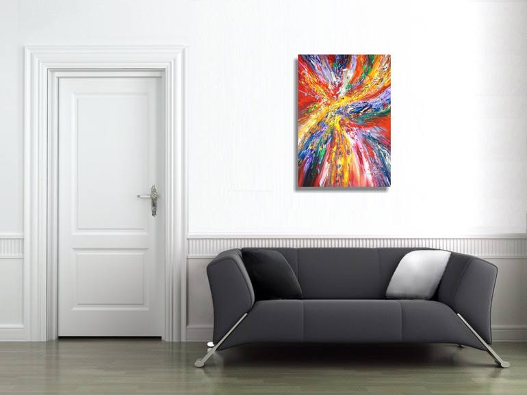 Original Abstract Painting by Peter Nottrott