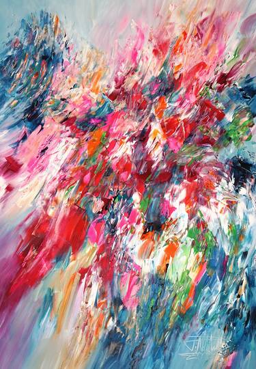 Original Abstract Expressionism Abstract Paintings by Peter Nottrott