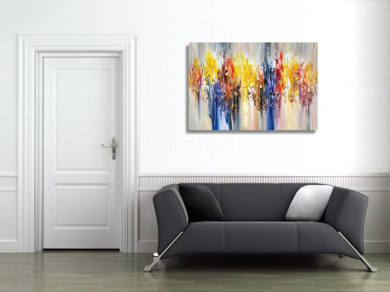 Original Abstract Painting by Peter Nottrott