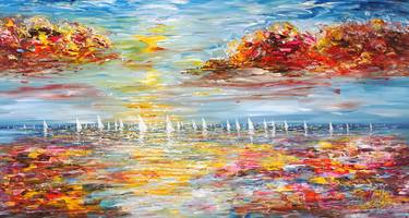 Original Abstract Expressionism Seascape Paintings by Peter Nottrott