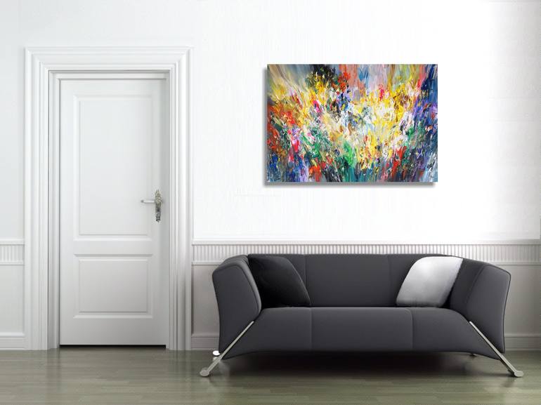 Original Abstract Painting by Peter Nottrott