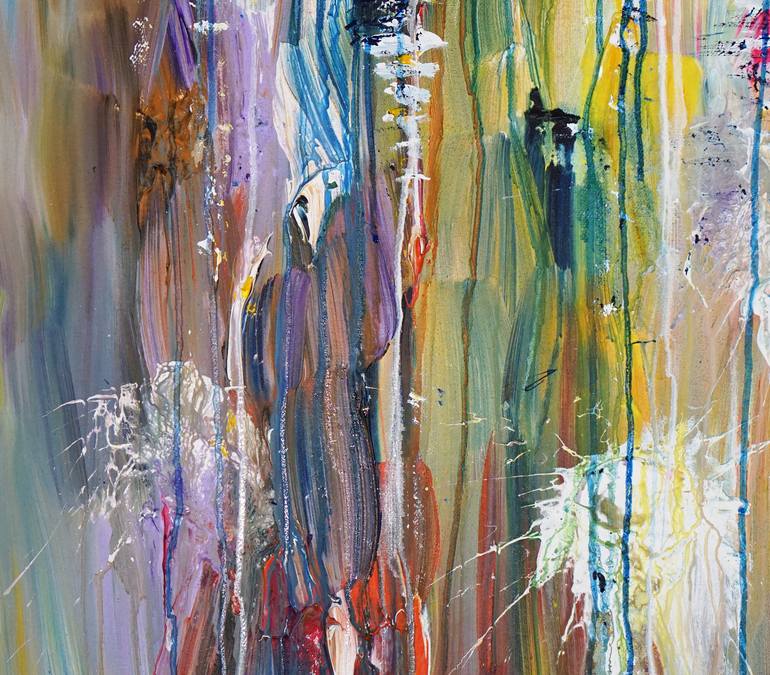 Original Abstract Expressionism Boat Painting by Peter Nottrott