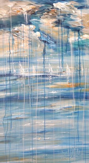 Original Abstract Expressionism Seascape Paintings by Peter Nottrott