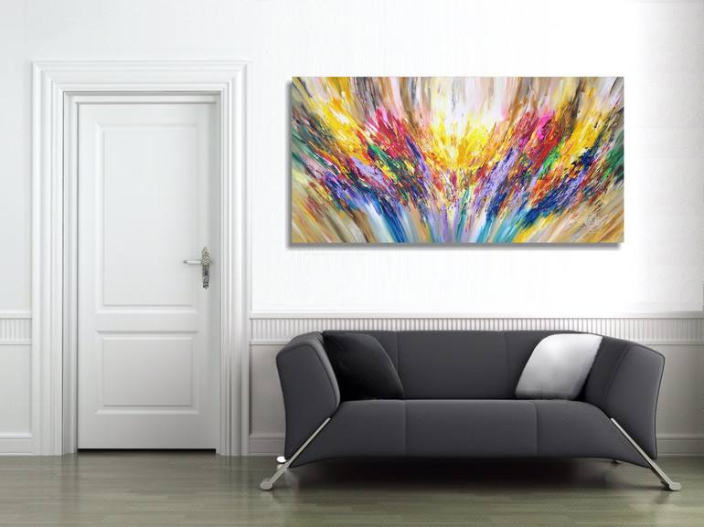 Original Abstract Painting by Peter Nottrott